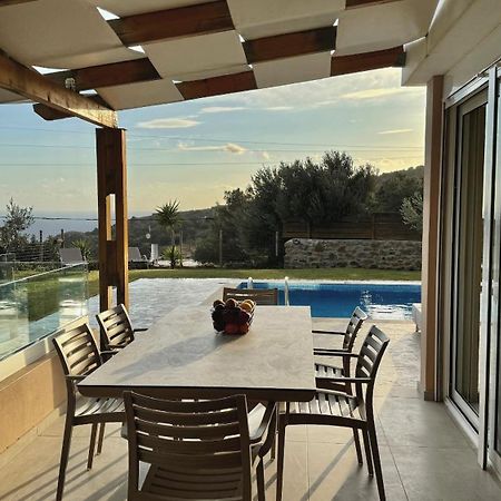 Villa Michael Triopetra Private Villa, Private Swimming Pool, Garden, Panoramic Sunset 외부 사진
