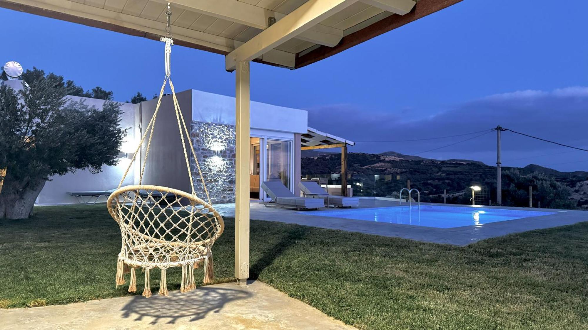 Villa Michael Triopetra Private Villa, Private Swimming Pool, Garden, Panoramic Sunset 외부 사진