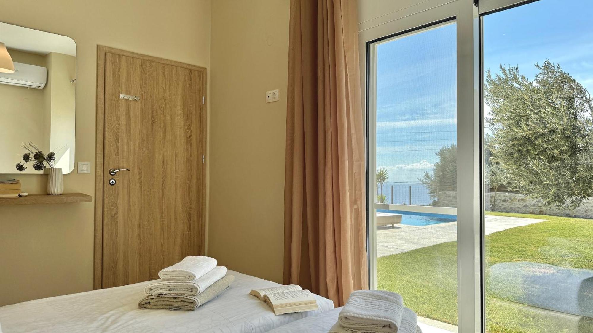 Villa Michael Triopetra Private Villa, Private Swimming Pool, Garden, Panoramic Sunset 외부 사진