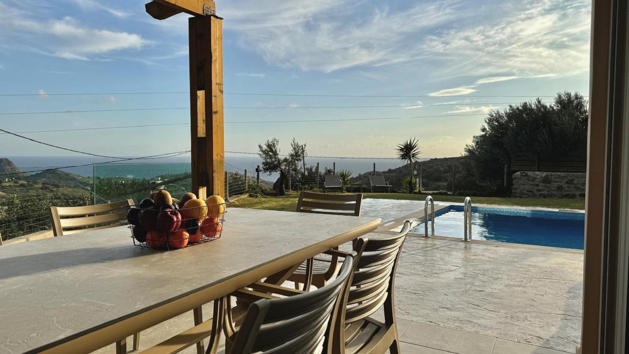 Villa Michael Triopetra Private Villa, Private Swimming Pool, Garden, Panoramic Sunset 외부 사진